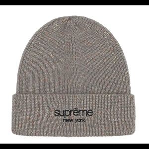 Supreme Rainbow Speckle Beanie -  Grey - New (2022)